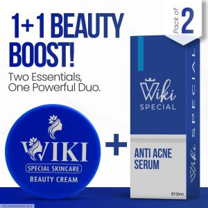 Anti-Acne Serum + Beauty Cream Duo for Pakistani Skin