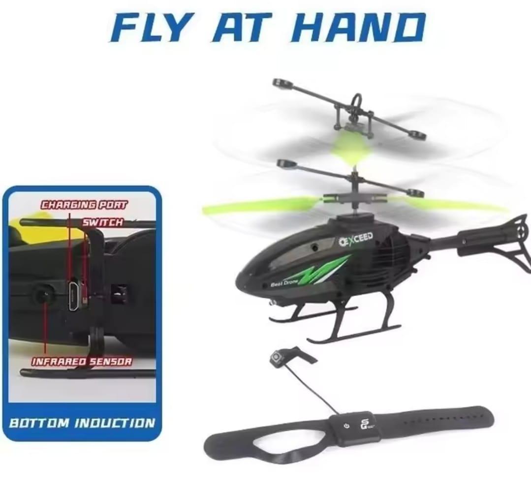 Electric Helicopter for Kids 1-10 with Induction Watch - Image 3