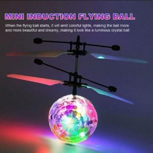 Mini Induction Flying Ball with LED Lights for Kids