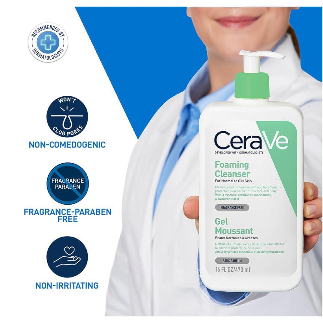 Hydrating Foaming Facial Cleanser 236ml Oily Acne Prone - Image 4