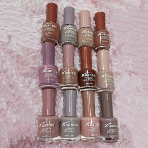 Nail Polish Pack of 12 Chip-Resistant Vibrant Shades