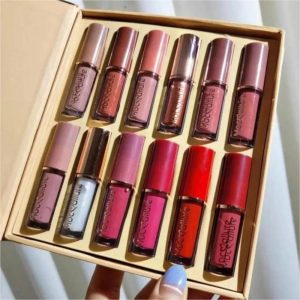 Premium 12 Shade Lip Gloss Set Smudge Proof Long Lasting