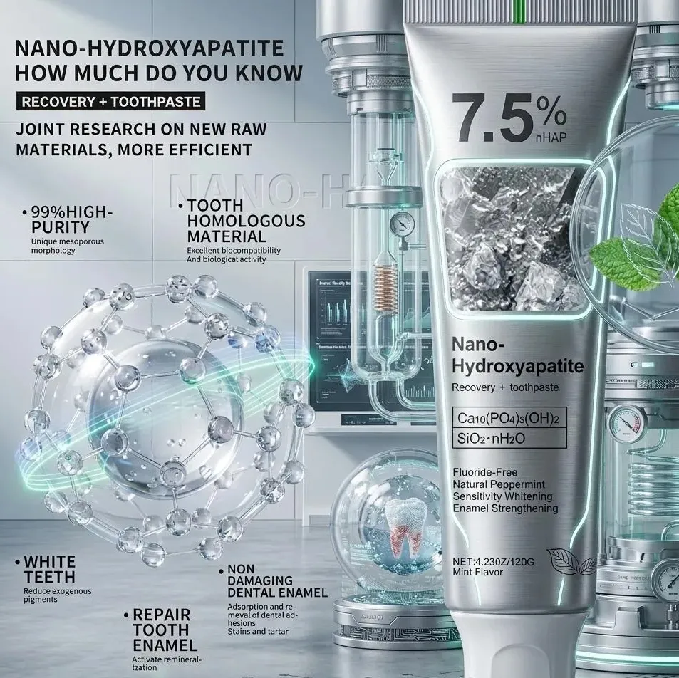 7.5% Nano Hydroxyapatite Teeth Whitening Toothpaste 120GM - Image 8