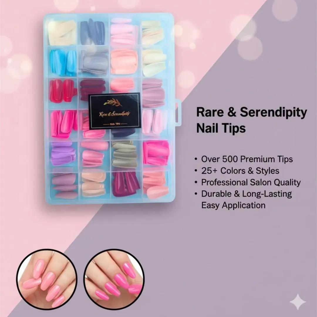 Nail Tips Set 24 Colors Professional Salon Quality - Image 5