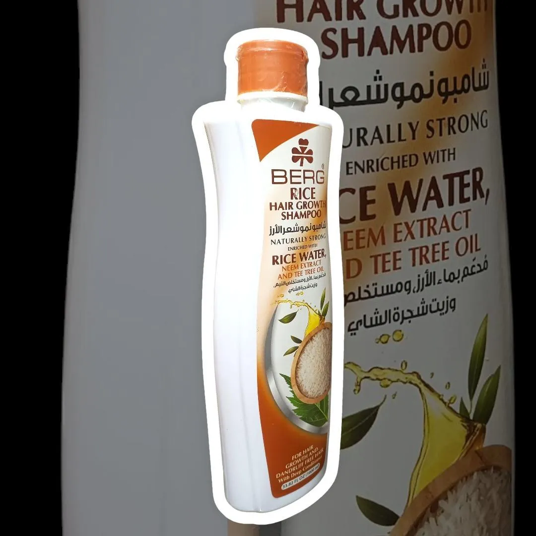 Berg Rice Hair Growth Shampoo Anti-Dandruff 1600ml - Image 3