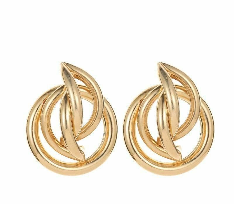 Golden Tangle Earrings for Women, Premium Quality, Durable, New Arrival, Best Price in Pakistan - Image 3