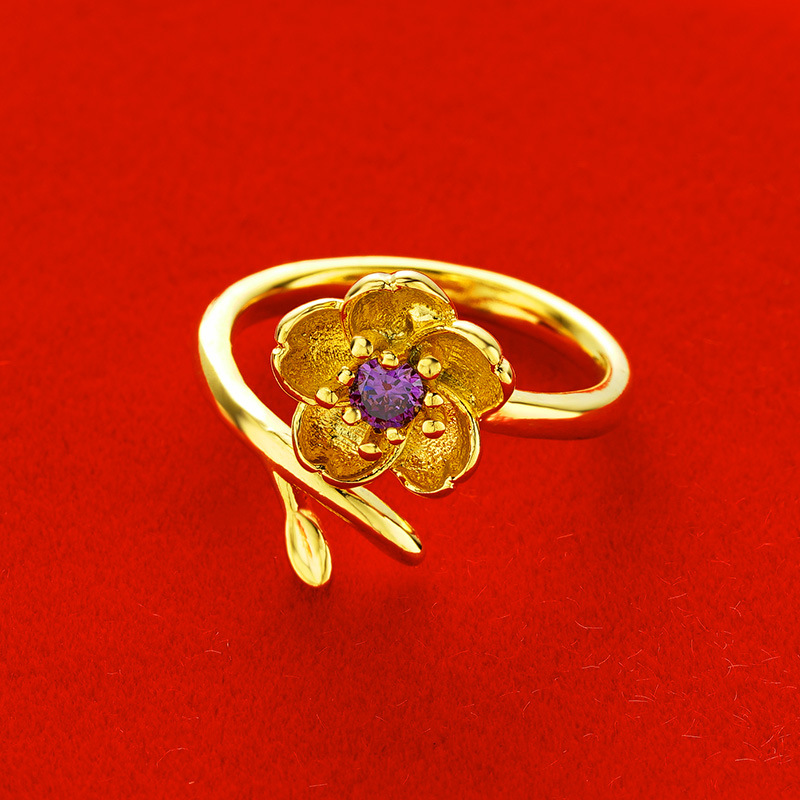 Gold Plated Daisy Jewelry Set for Women - Image 11