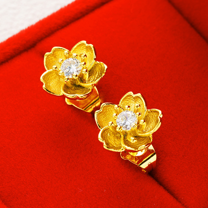 Gold Plated Daisy Jewelry Set for Women - Image 12