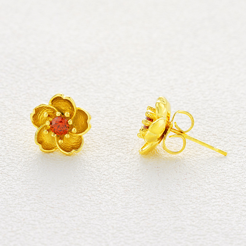 Gold Plated Daisy Jewelry Set for Women - Image 13