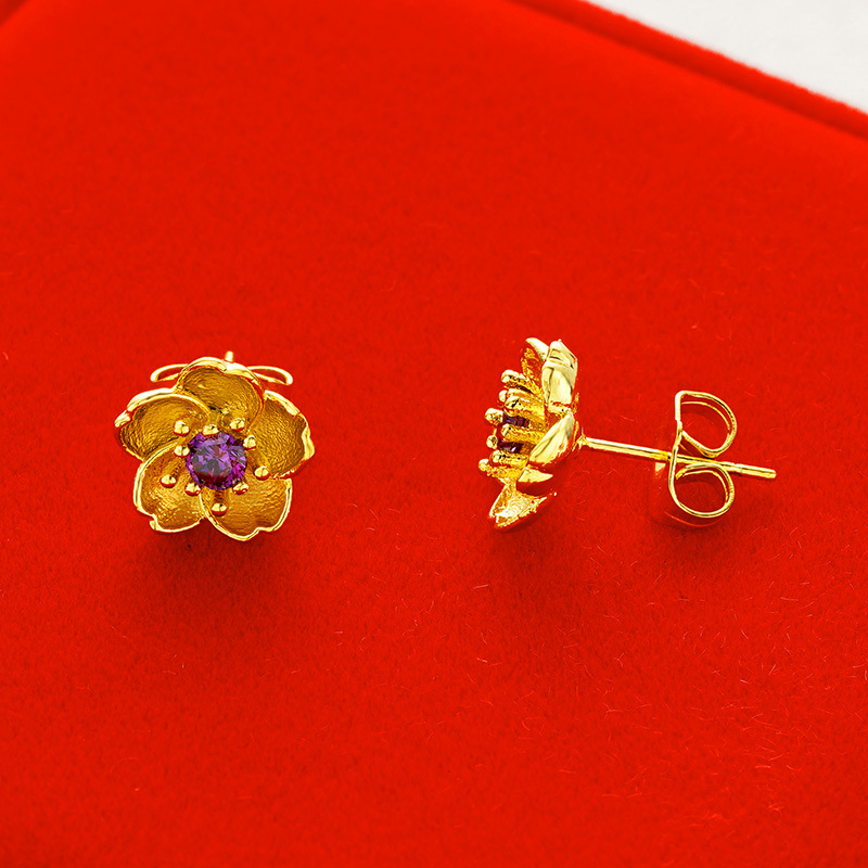 Gold Plated Daisy Jewelry Set for Women - Image 14