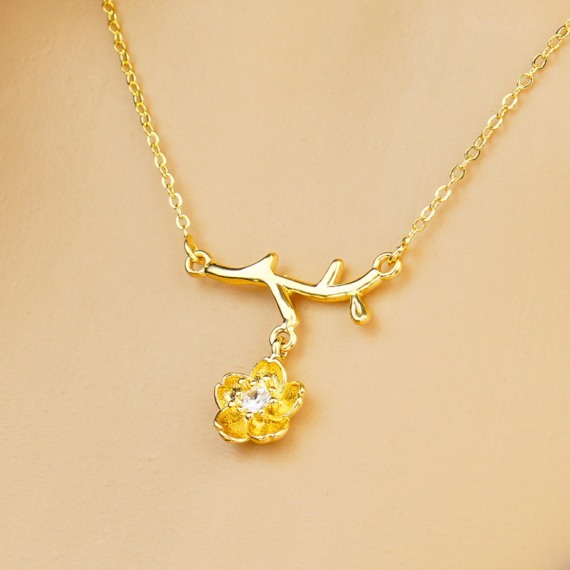 Gold Plated Daisy Jewelry Set for Women - Image 6