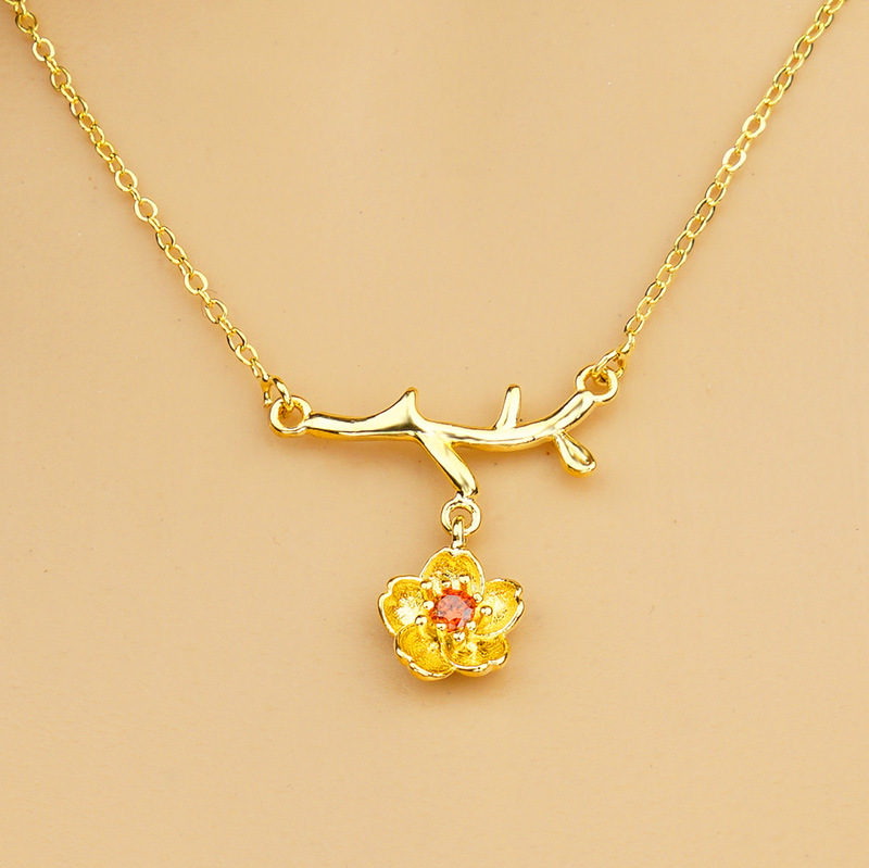 Gold Plated Daisy Jewelry Set for Women - Image 7
